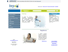 Tablet Screenshot of bepa.azores.gov.pt